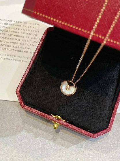 Miro AMULETTE ROSE GOLD MOP NECKLACE
