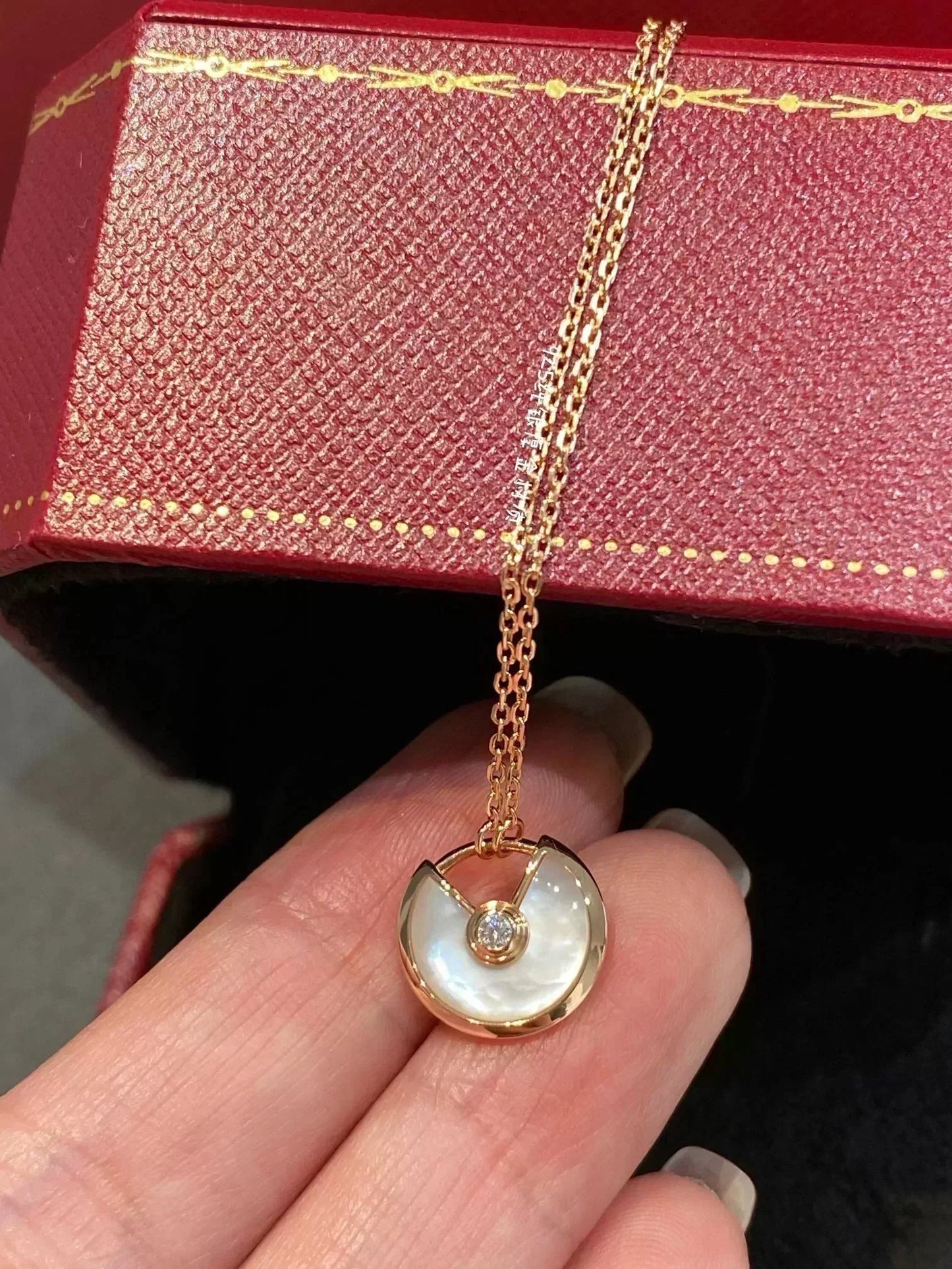 Miro AMULETTE ROSE GOLD MOP NECKLACE