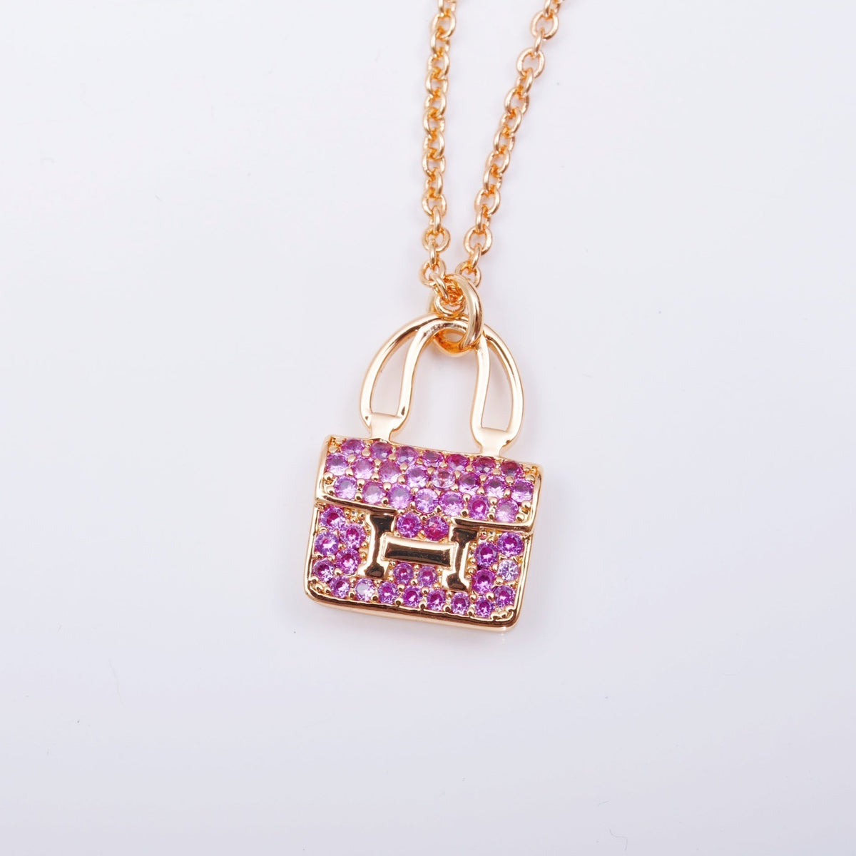 Miro CONSTANCE PEDANT PURPLE DIAMOND NECKLACE