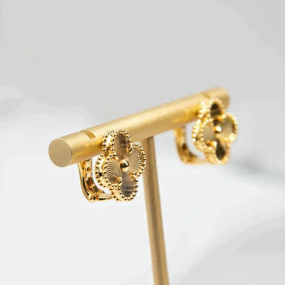 Miro CLOVER MEDIUM 1 MOTIFS LASER EARRINGS
