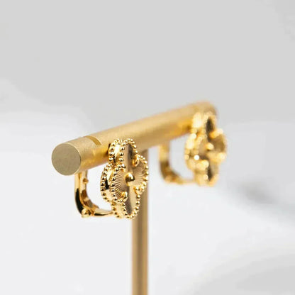 Miro CLOVER MEDIUM 1 MOTIFS LASER EARRINGS