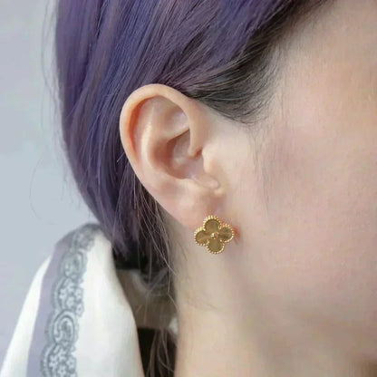 Miro CLOVER MEDIUM 1 MOTIFS LASER EARRINGS