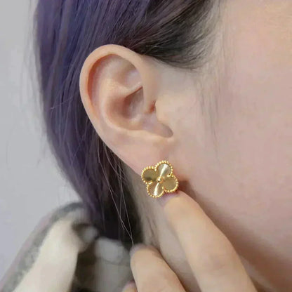 Miro CLOVER MEDIUM 1 MOTIFS LASER EARRINGS