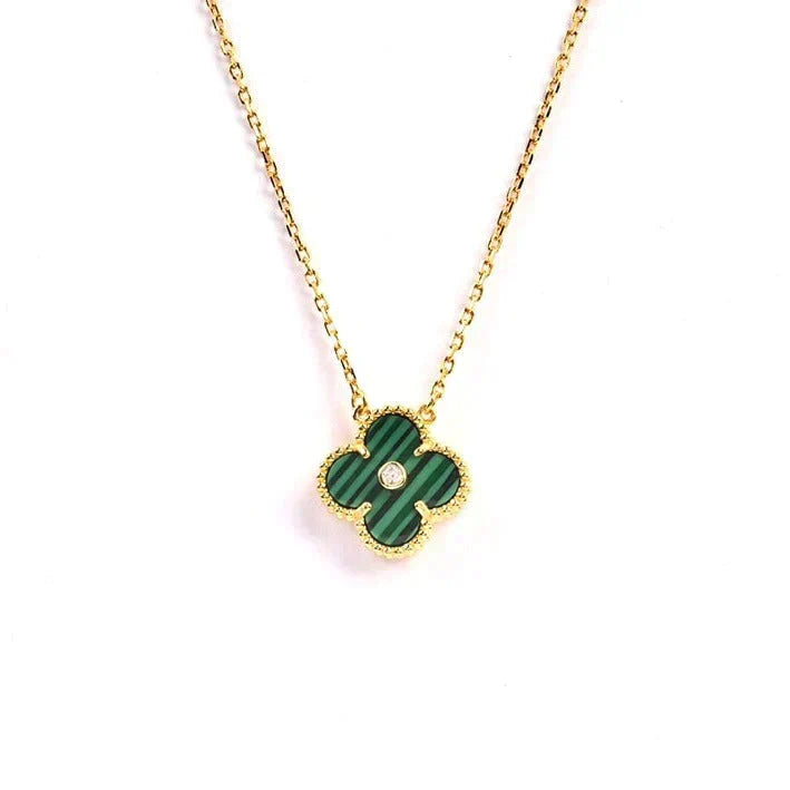 Miro CLOVER 15MM DIAMOND TURQUOISE NECKLACE