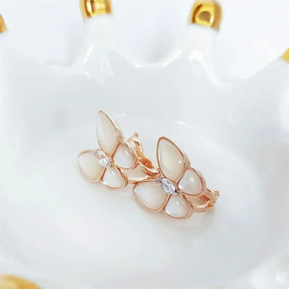 Miro BUTTERFLY MOP DIAMOND EARRINGS