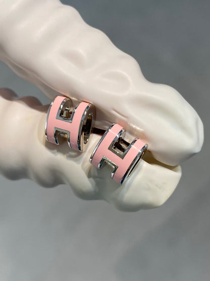 Miro MINI POP H SILVER EARRINGS PINK