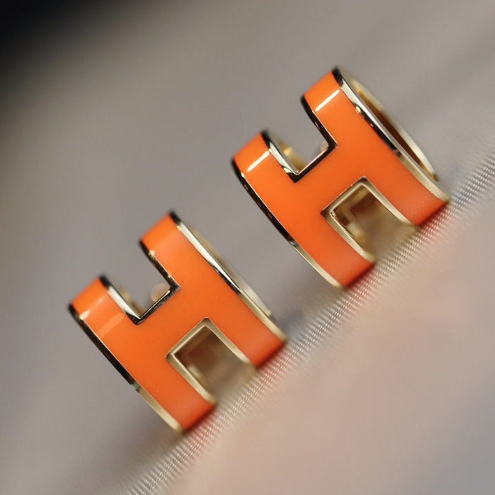 Miro MINI POP H EARRINGS ORANGE