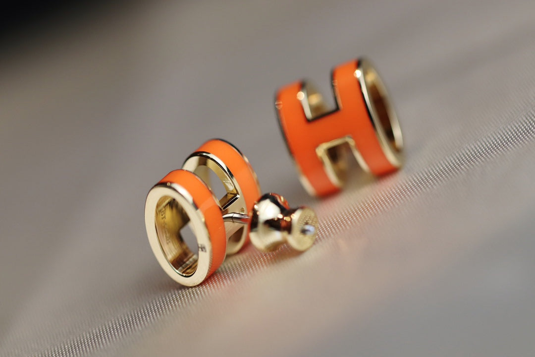 Miro MINI POP H EARRINGS ORANGE