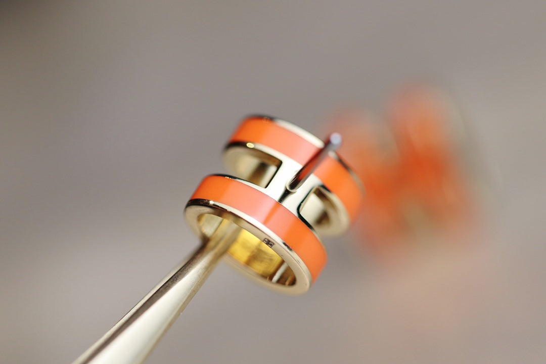 Miro MINI POP H EARRINGS ORANGE