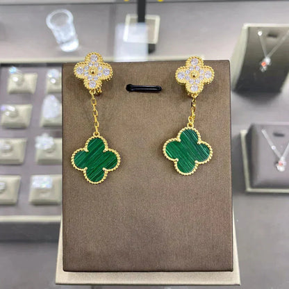 Miro CLOVER  2 MOTIFS  DIAMOND  EARRINGS (MULTIPLE CHOICESç´