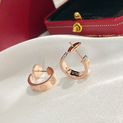 Miro LOVE EARRINGS 5.7MM 2 DIAMONDS