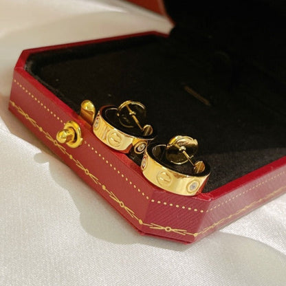 Miro LOVE EARRINGS 5.7MM 2 DIAMONDS