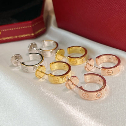 Miro LOVE EARRINGS 5.7MM 2 DIAMONDS