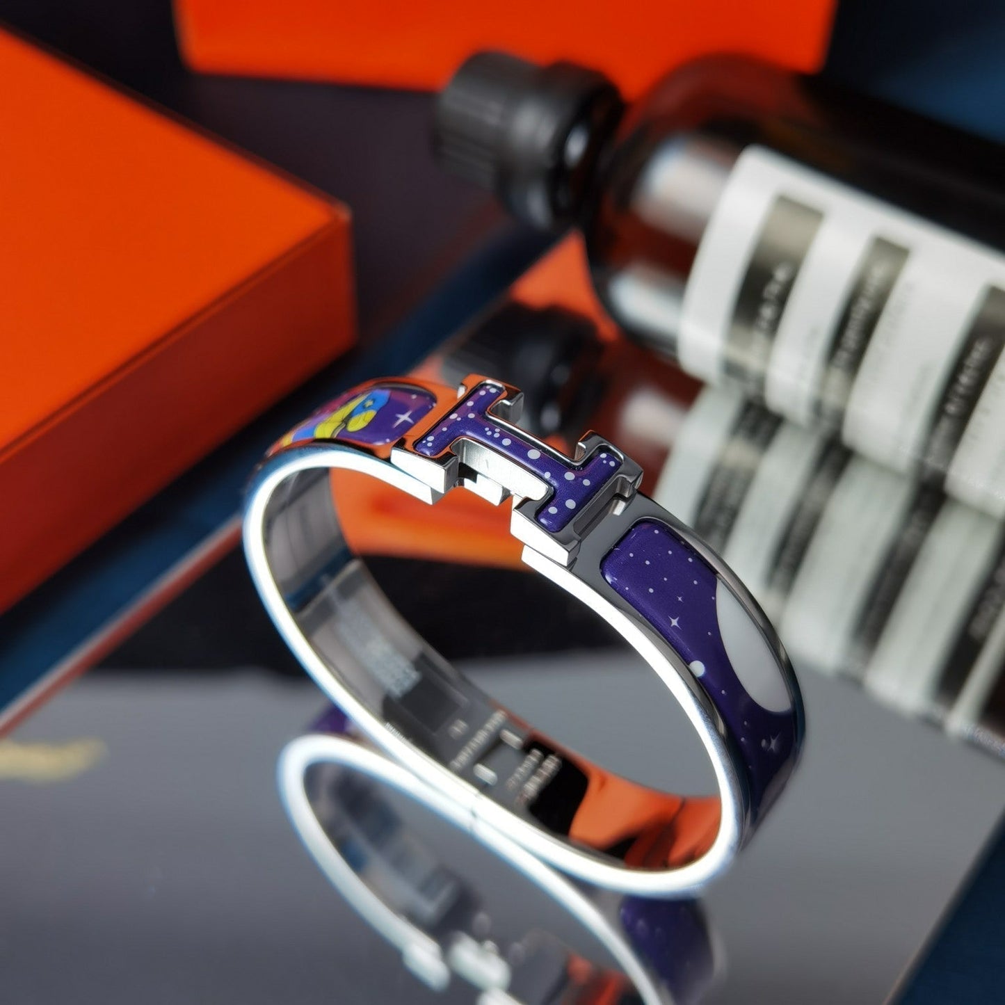 Miro H STAR AND MOON BRACELET 12MM