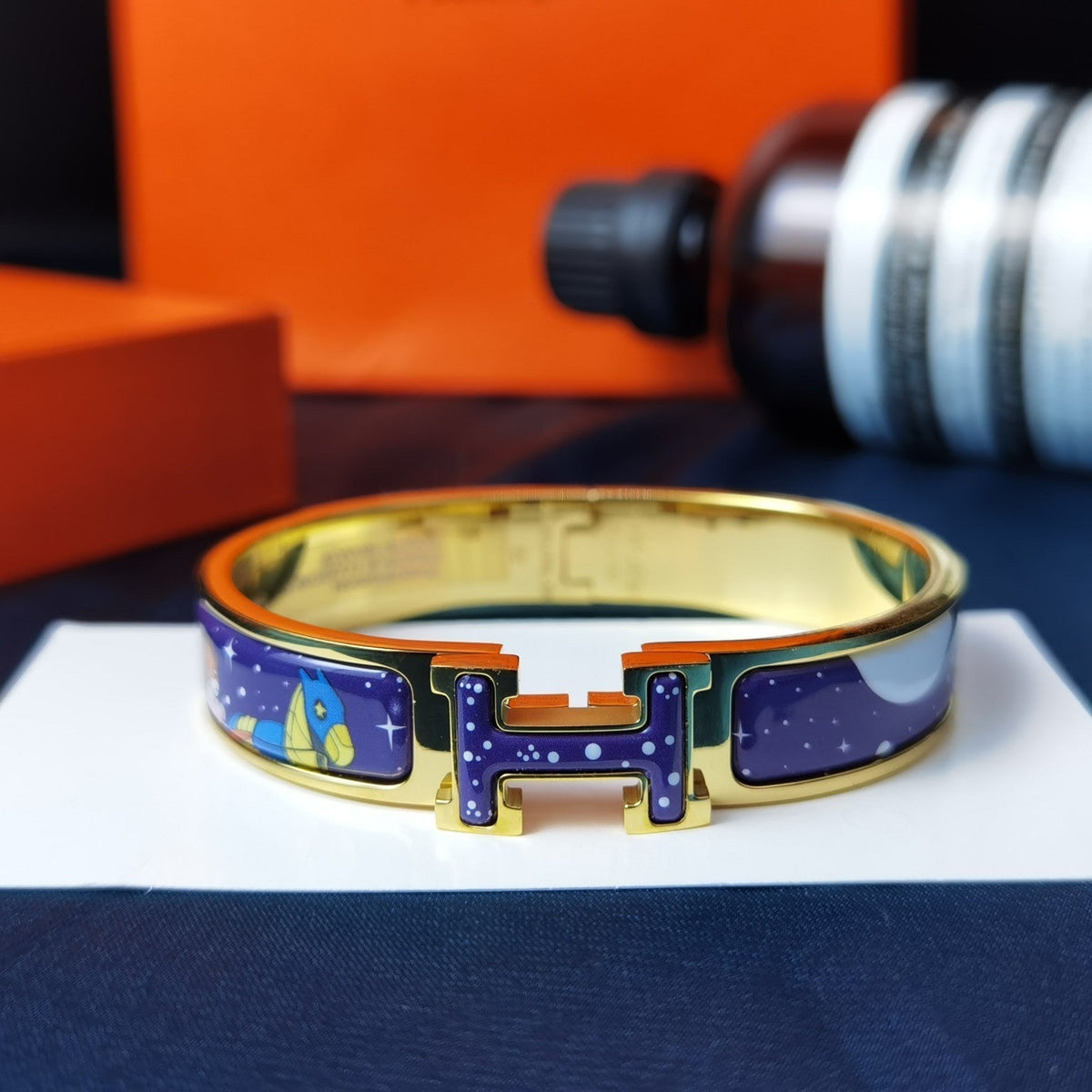 Miro H STAR AND MOON BRACELET 12MM