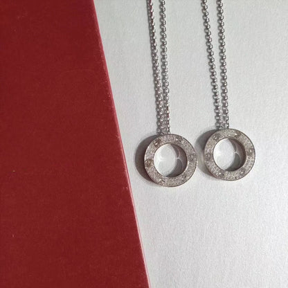 Miro LOVE NECKLACE ADJUSTABLE SILVER