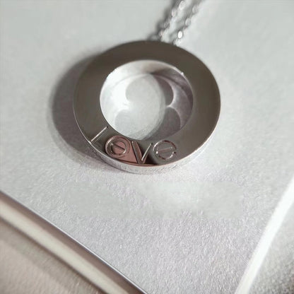 Miro LOVE NECKLACE ADJUSTABLE SILVER