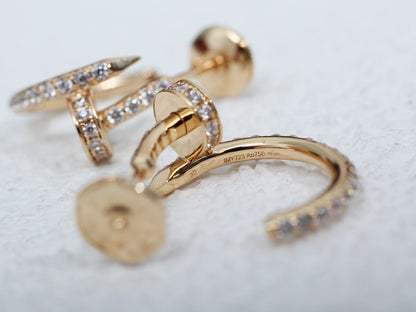 Miro JUSTE EARRINGS 12.75MM PINK GOLD DIAMOND