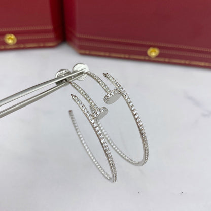 Miro JUSTE EARRINGS FULL DIAMONDS 1.8MM
