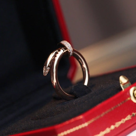 Miro JUSTE RING 2.65MM PINK GOLD DIAMOND