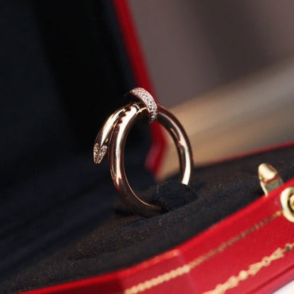 Miro JUSTE RING 2.65MM PINK GOLD DIAMOND