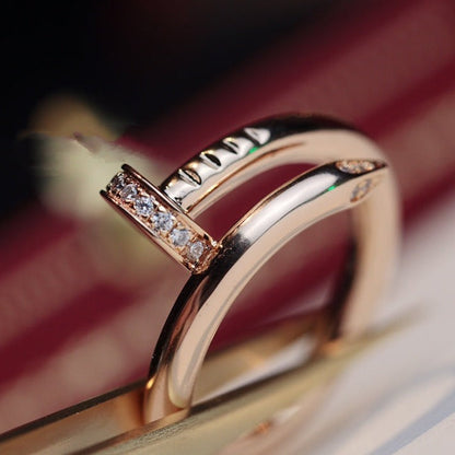 Miro JUSTE RING 2.65MM PINK GOLD DIAMOND