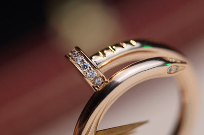 Miro JUSTE RING 2.65MM PINK GOLD DIAMOND