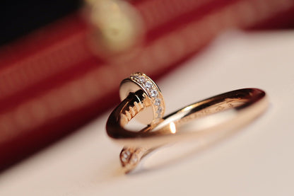 Miro JUSTE RING 2.65MM PINK GOLD DIAMOND