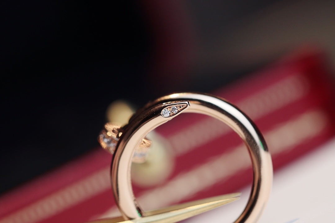 Miro JUSTE RING 2.65MM PINK GOLD DIAMOND