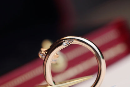 Miro JUSTE RING 2.65MM PINK GOLD DIAMOND