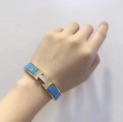 Miro H CLOUD BLUE BRACELET GOLD DIAMOND