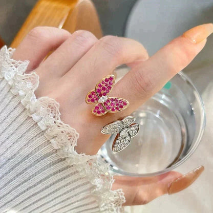 Miro TWIN BUTTERFLY DIAMOND RING
