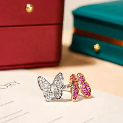 Miro TWIN BUTTERFLY DIAMOND RING