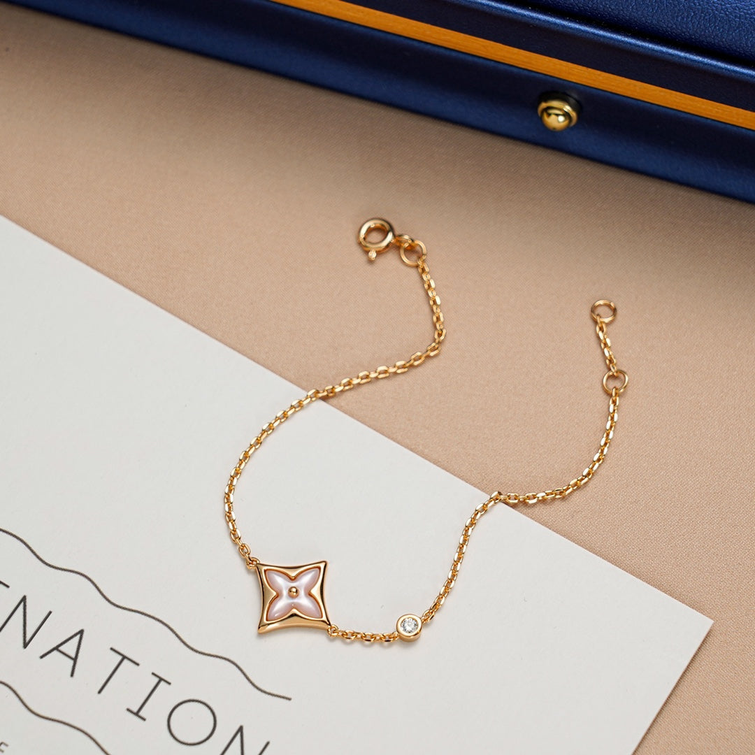 Miro STAR 1 DIAMOND PINK GOLD BRACELET