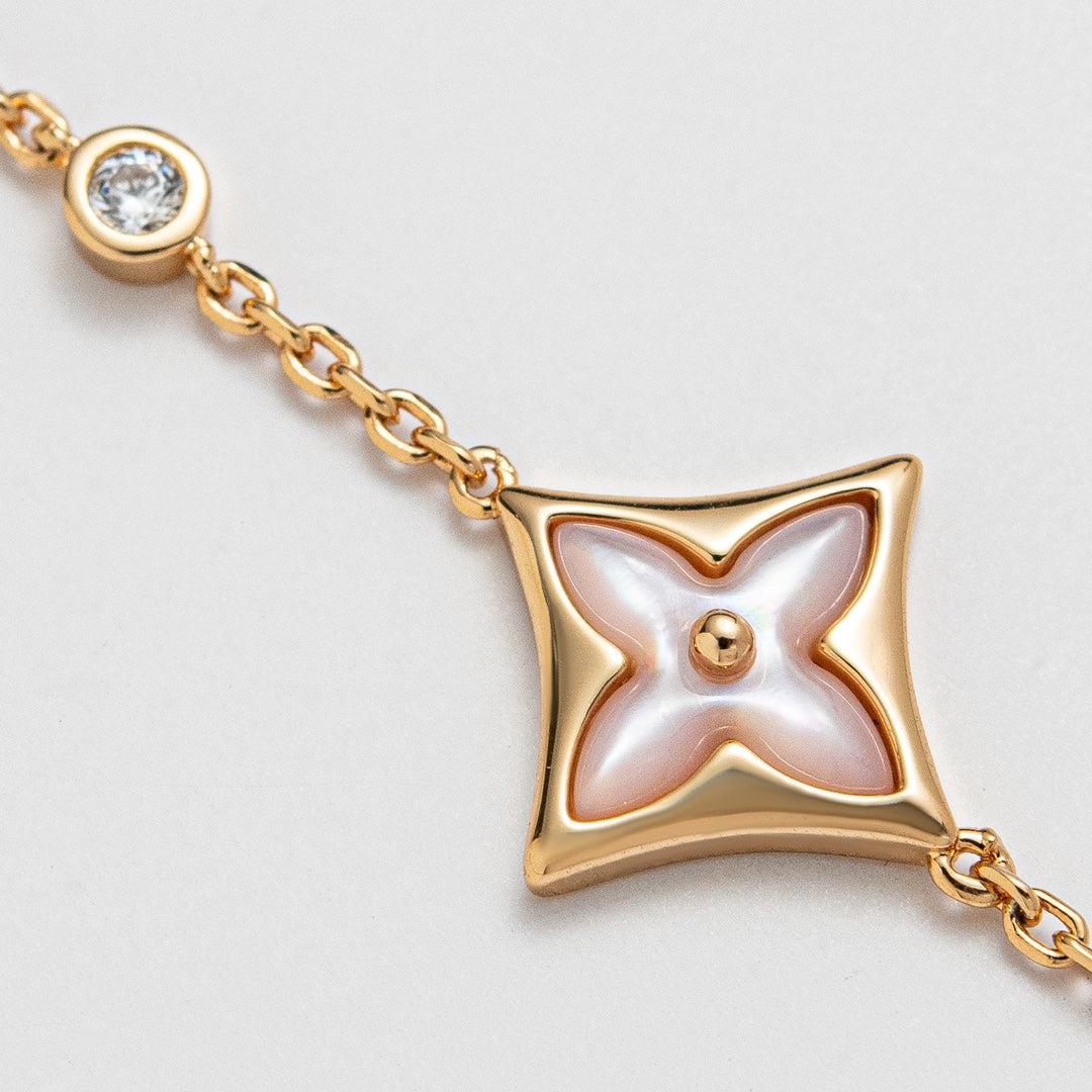 Miro STAR 1 DIAMOND PINK GOLD BRACELET