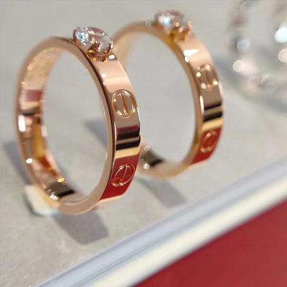 Miro LOVE RING 3.6MM 1 BIG DIAMOND