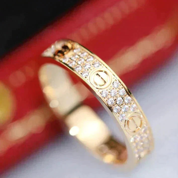 Miro LOVE RING 3.6MM DIAMOND PAVED