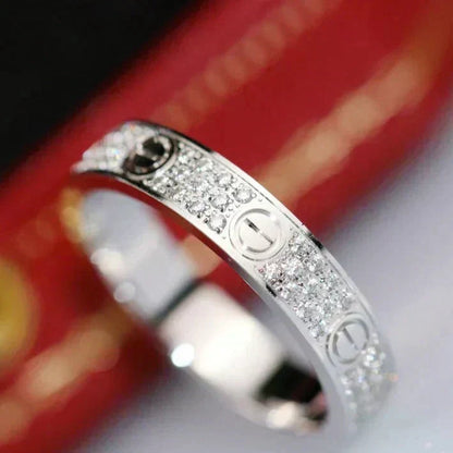 Miro LOVE RING 3.6MM DIAMOND PAVED