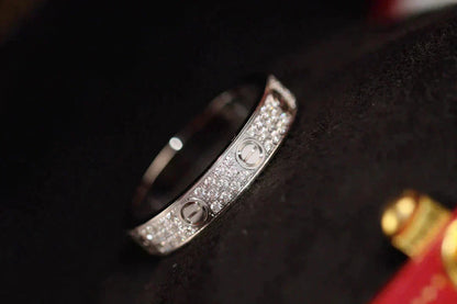 Miro LOVE RING 3.6MM DIAMOND PAVED