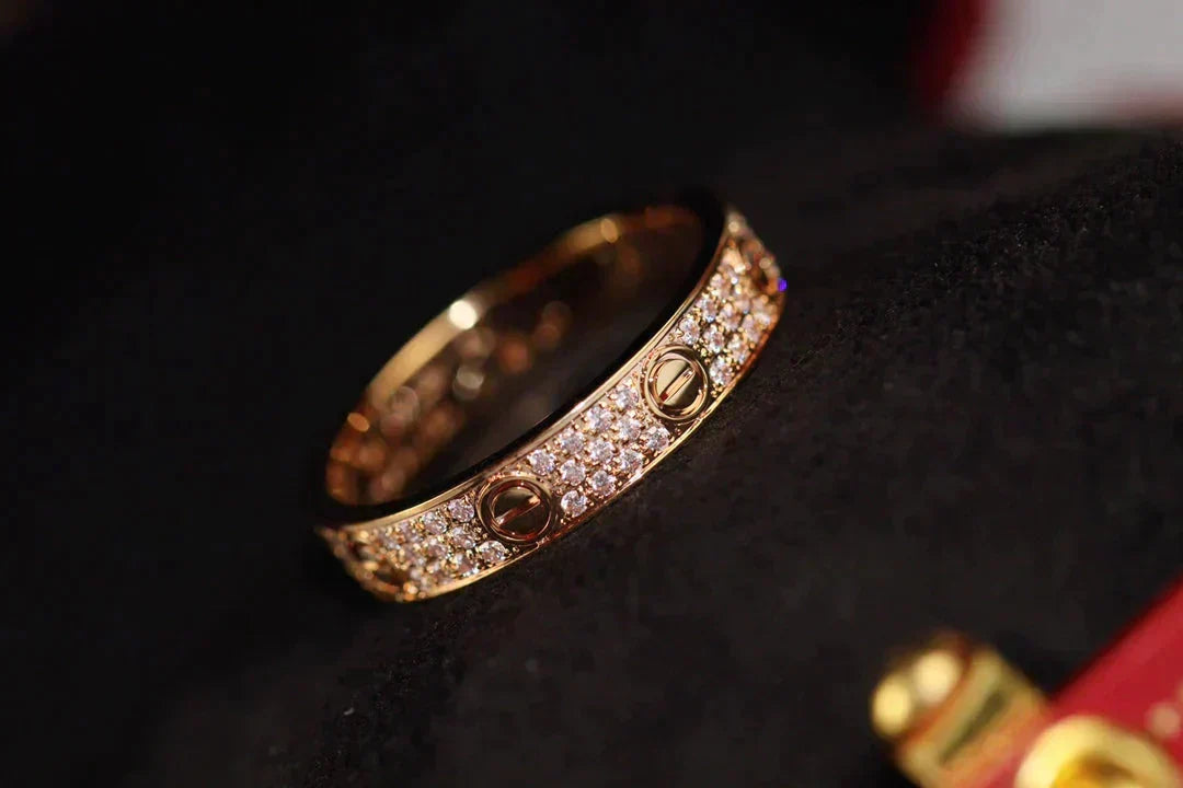 Miro LOVE RING 3.6MM DIAMOND PAVED