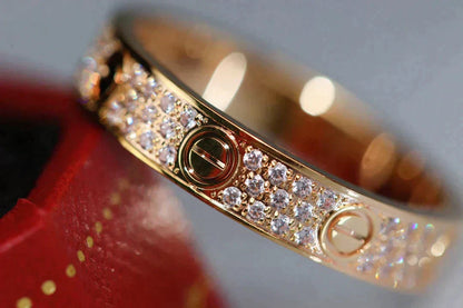 Miro LOVE RING 3.6MM DIAMOND PAVED