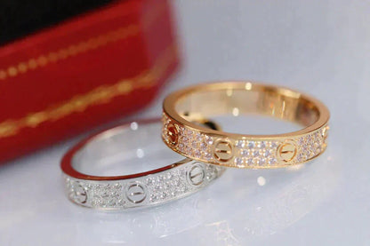 Miro LOVE RING 3.6MM DIAMOND PAVED