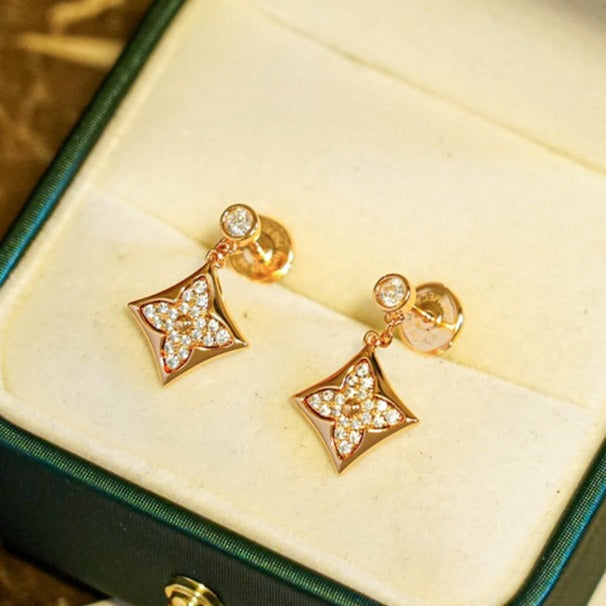 Miro STAR DIAMONDS EARRINGS GOLD