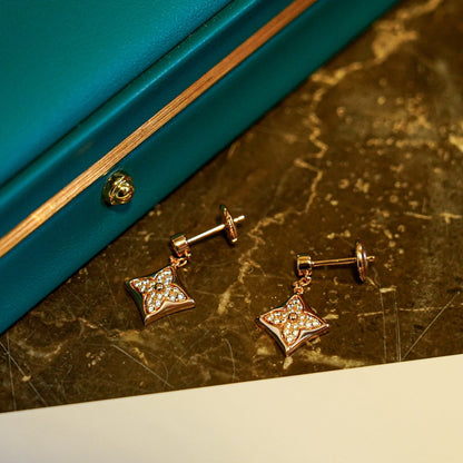 Miro STAR DIAMONDS EARRINGS GOLD