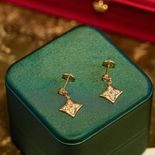 Miro STAR DIAMONDS EARRINGS GOLD