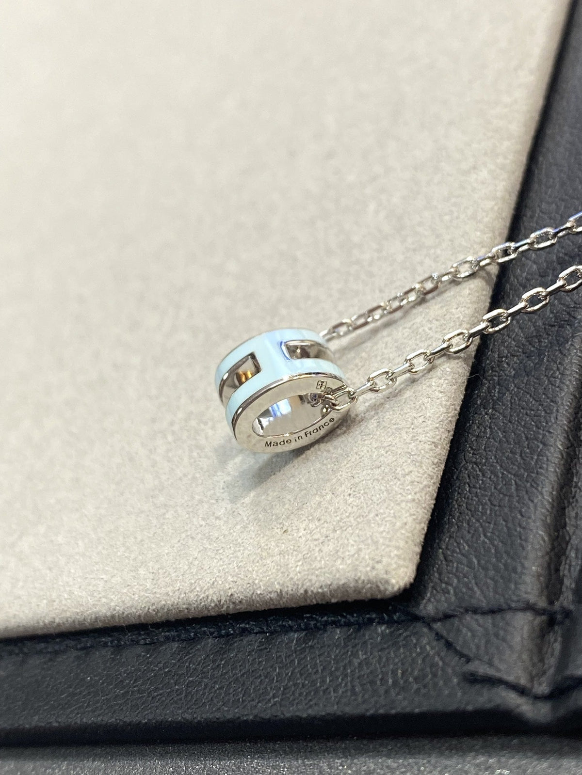 Miro POP H LIGHT BLUE NECKLACE