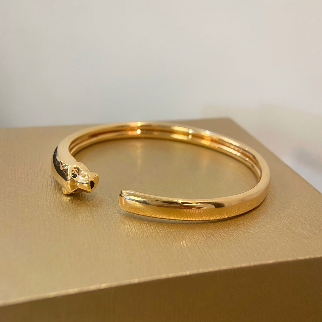 Miro PANTHERE GOLD OPEN BRACELET