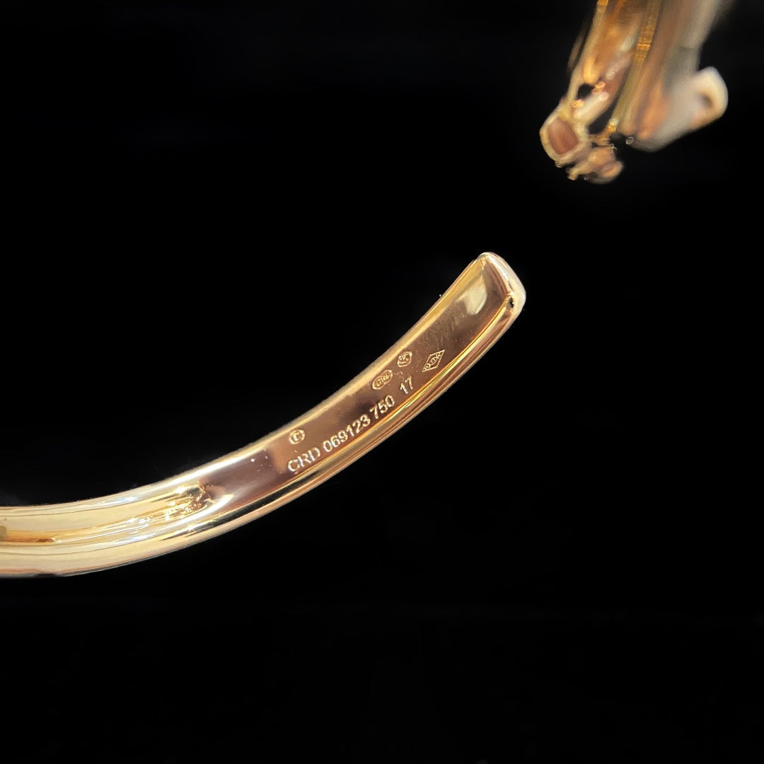 Miro PANTHERE GOLD OPEN BRACELET