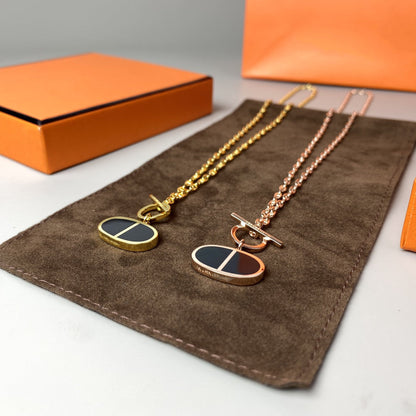 Miro CHAINE VERSO BLACK CERAMIC NECKLACE