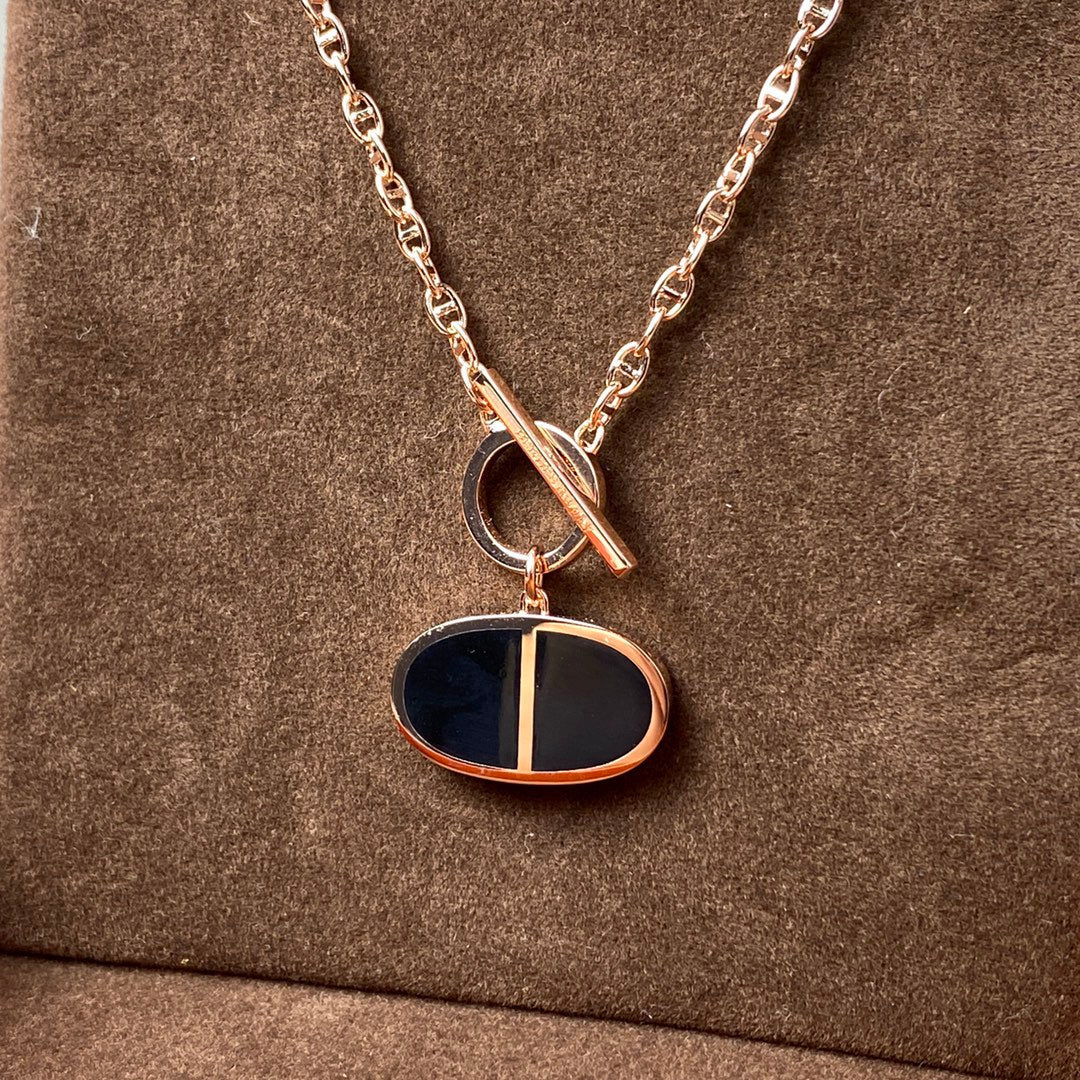 Miro CHAINE VERSO BLACK CERAMIC NECKLACE